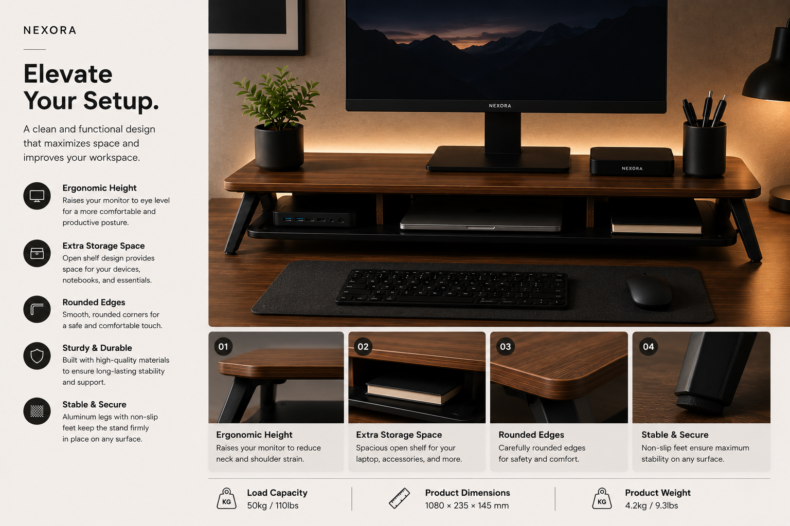 Desk Shelves