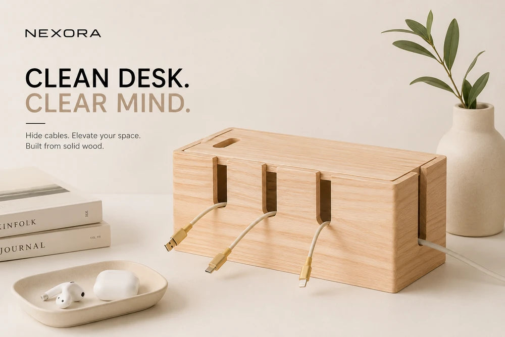 Nexora Premium Cable Management Box