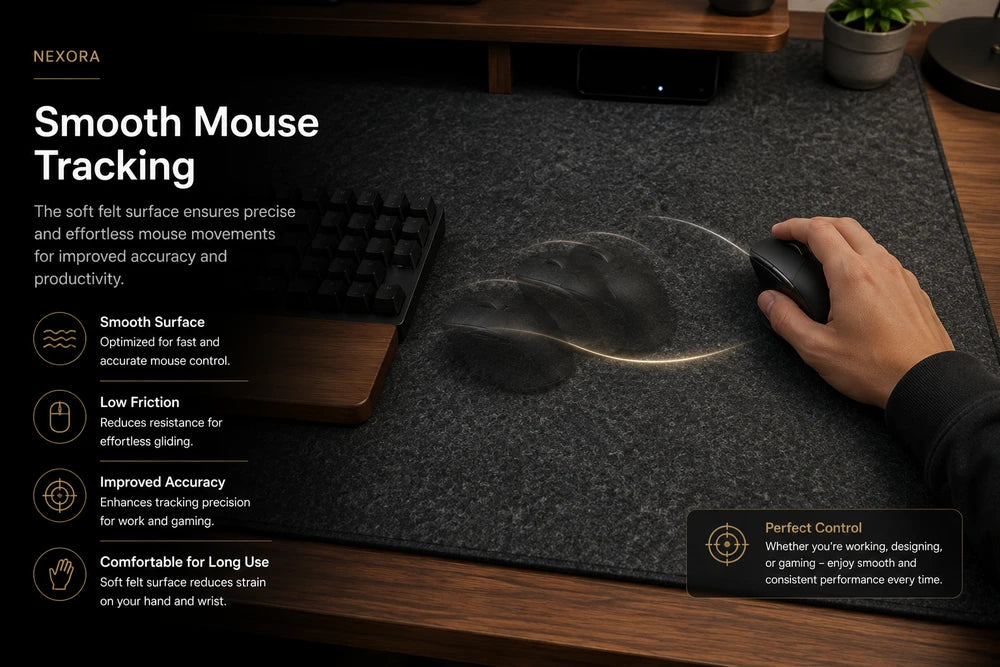 Nexora Felt Desk Mat