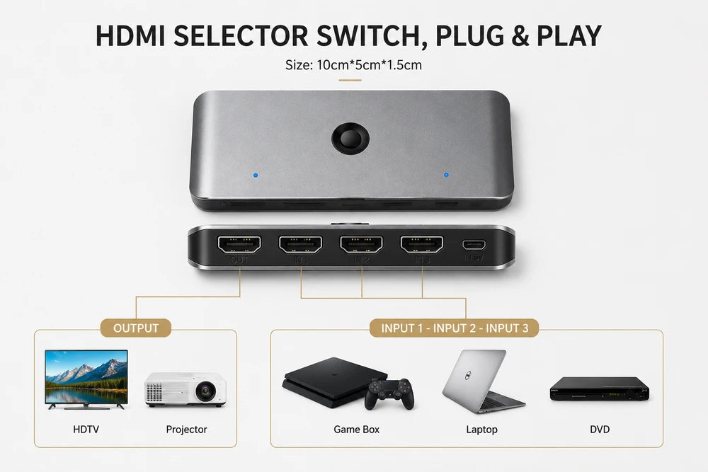 Nexora USB KVM Switch