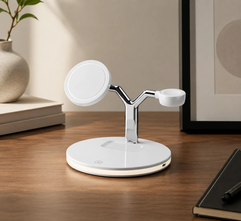 Nexora 3-in-1 Magnetic Wireless Charging Station