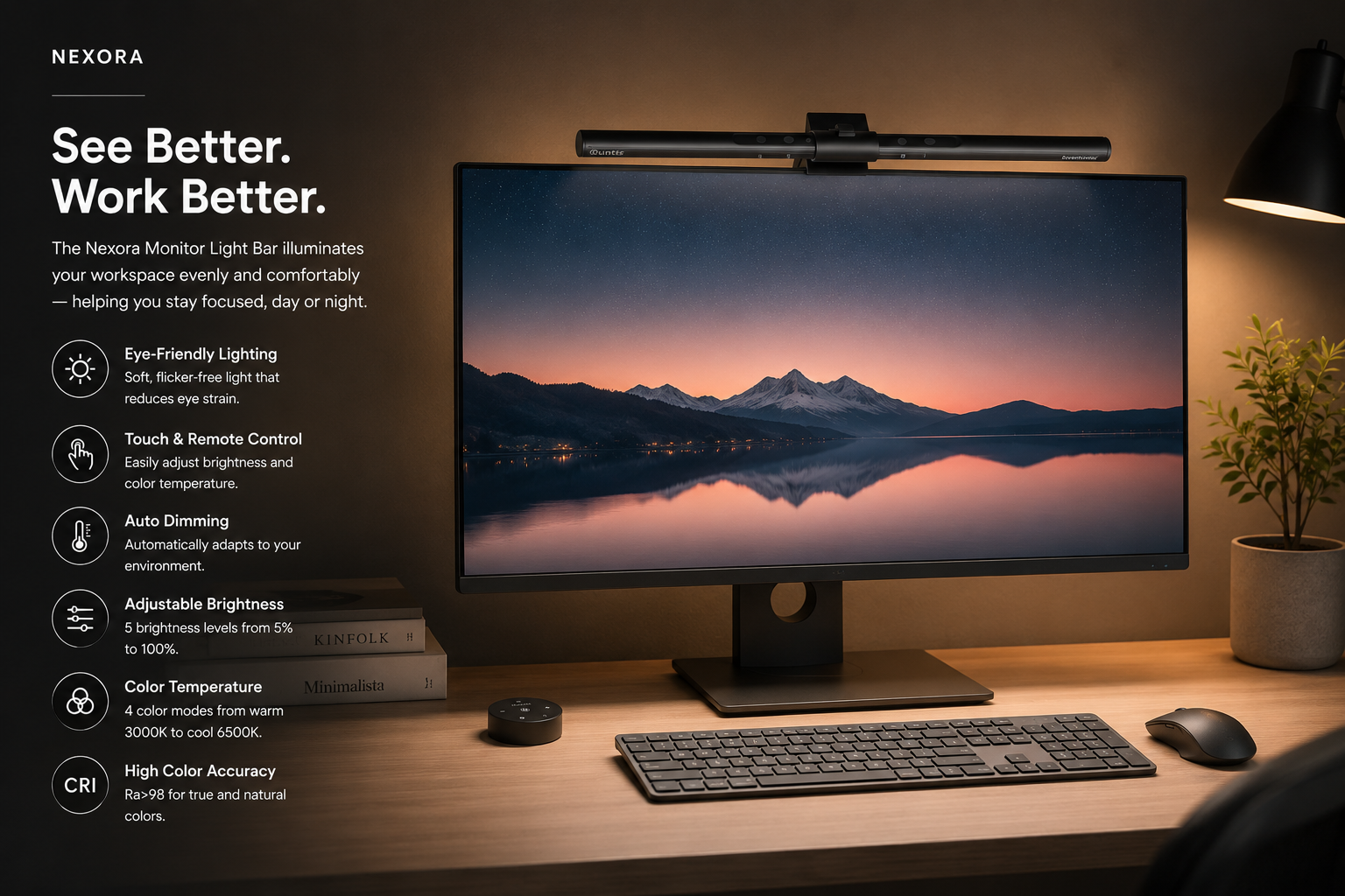 Nexora Monitor Light Bar