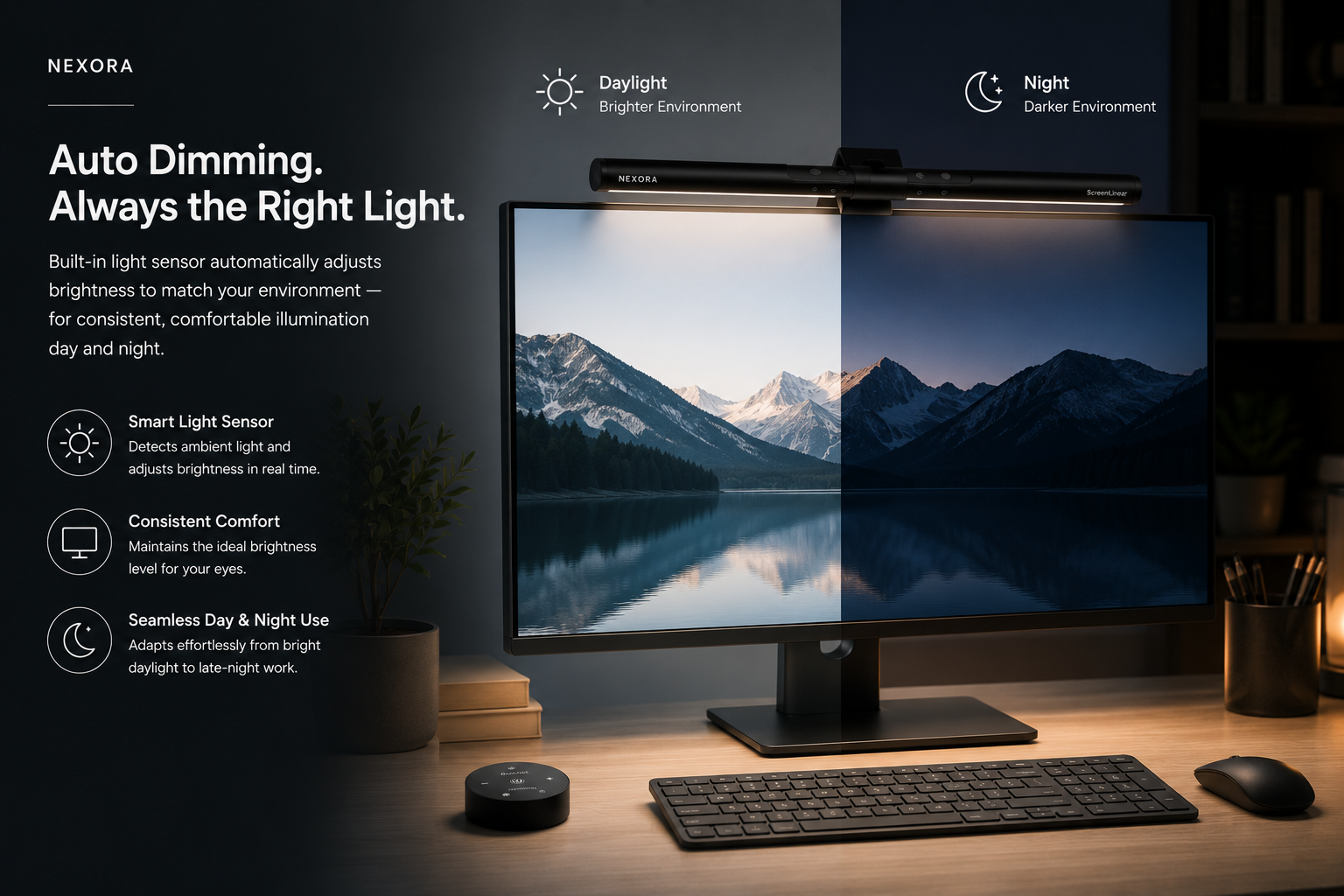 Nexora Monitor Light Bar