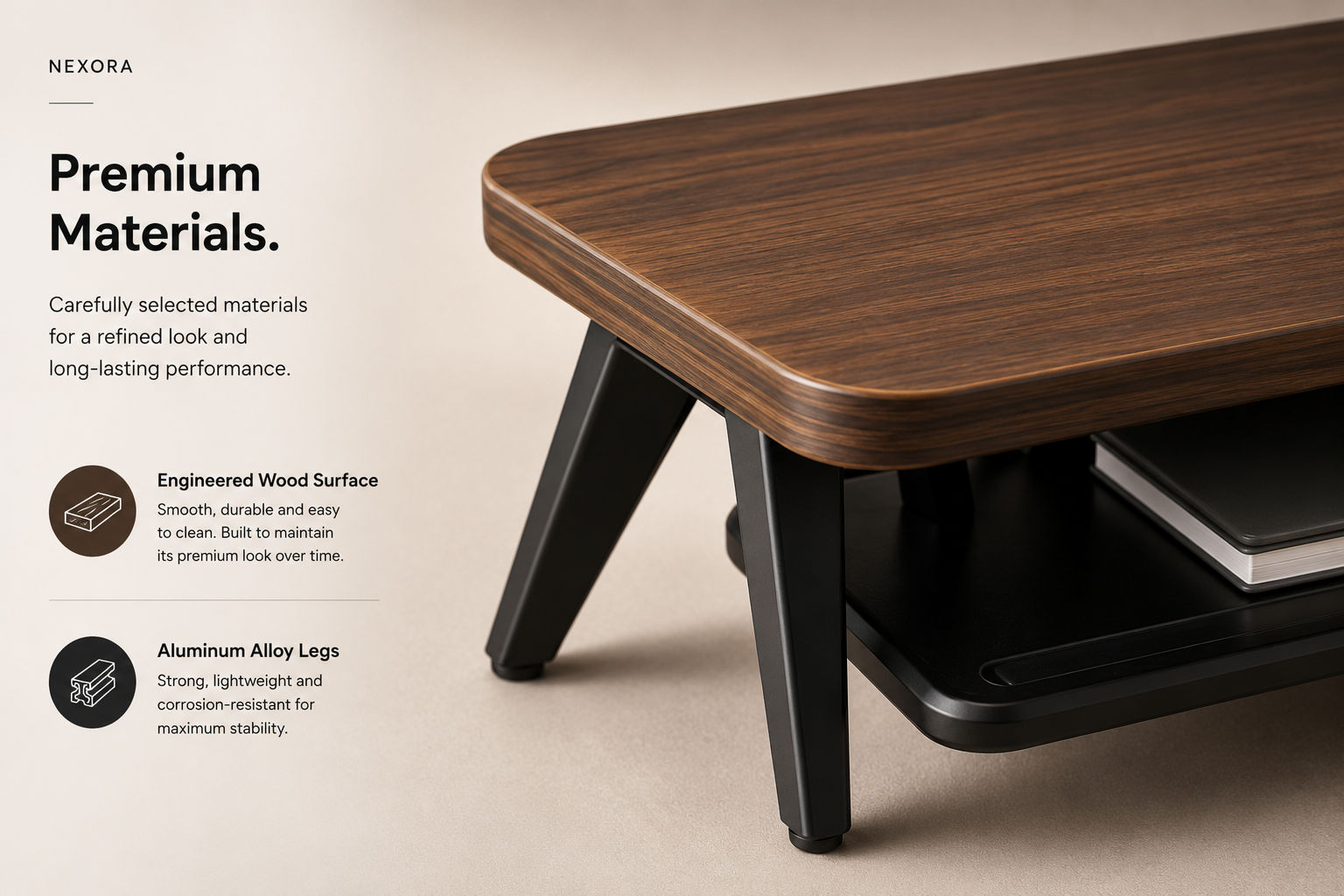 Nexora Desk Shelf